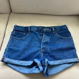 Forever 21 Dark wash denim shorts